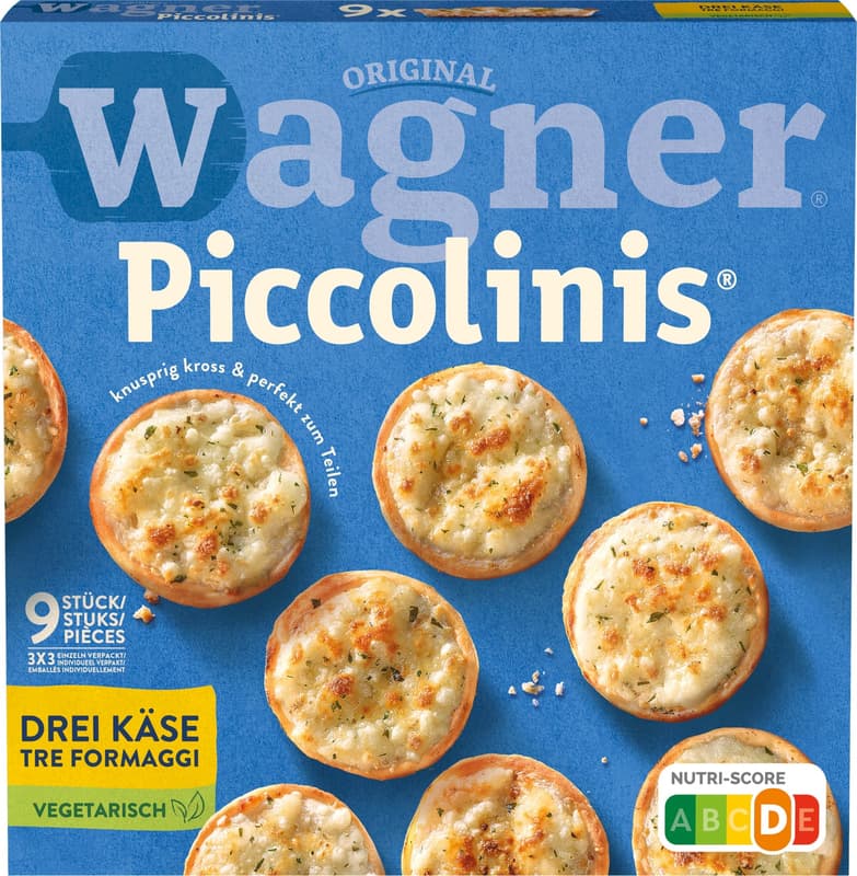 WAGNER STONE OVEN PICCOLINIS Three Cheeses