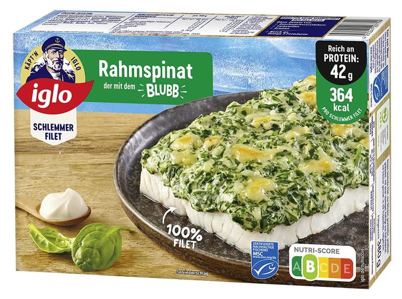 iglo MSC Schlemmer-Filet Rahmspinat - Der mit dem Blubb
