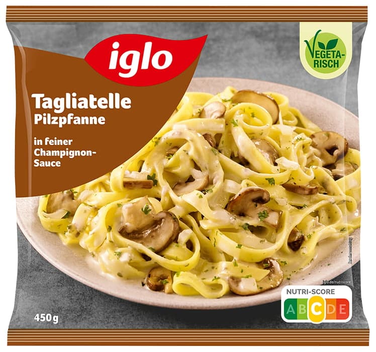iglo Tagliatelle Pilz-Pfanne