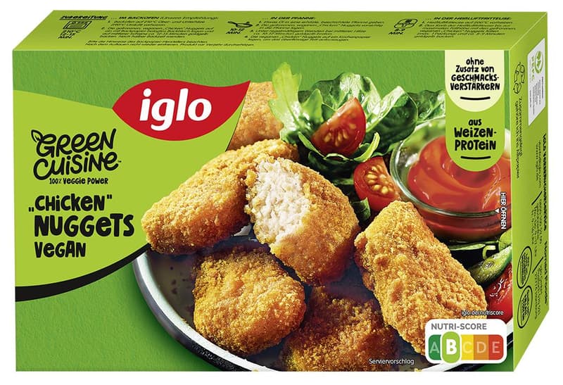 iglo Green Cuisine vegan chicken nuggets