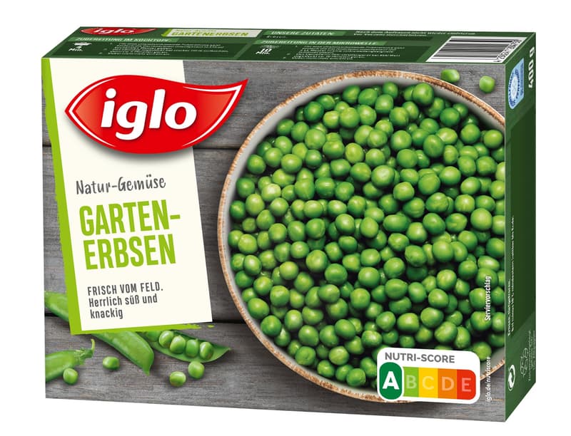 iglo natural vegetables garden peas