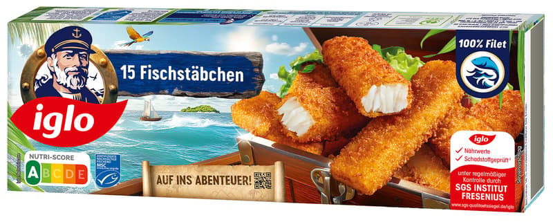 iglo MSC 15 fish fingers