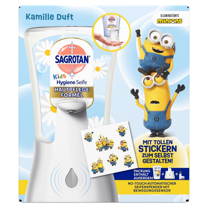 Sagrotan No-Touch Kids Hygiene Soap Starter Set Chamomile Scent