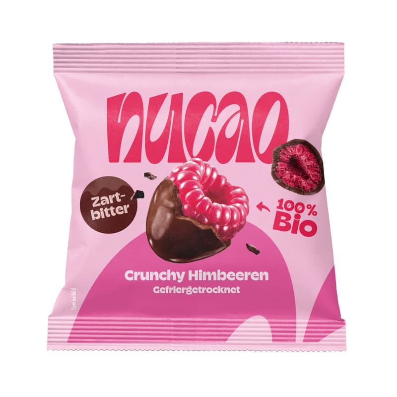 Nucao ORGANIC Crunchy Raspberry - Chocolate