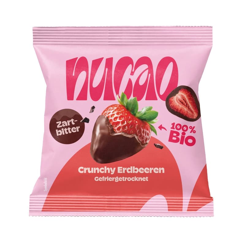Nucao ORGANIC Crunchy Strawberry - Chocolate