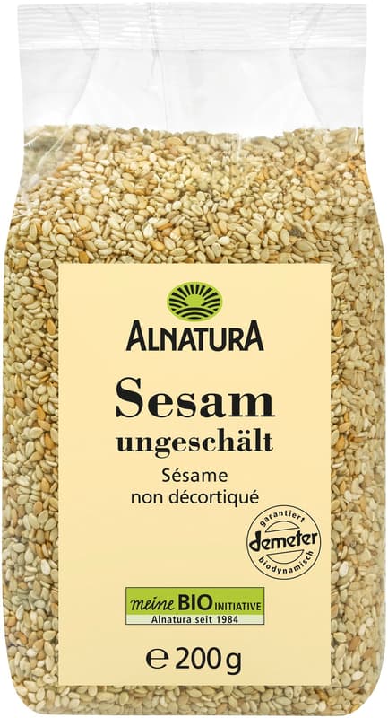 Alnatura organic sesame seeds unhulled