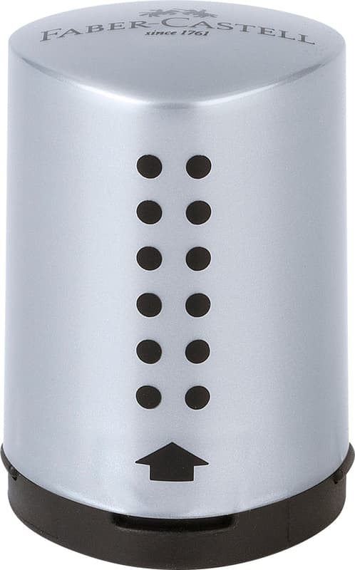 Faber-Castell Einfachspitzdose Mini silber