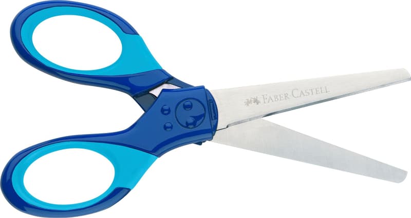 Faber-Castell Schulschere Grip blau