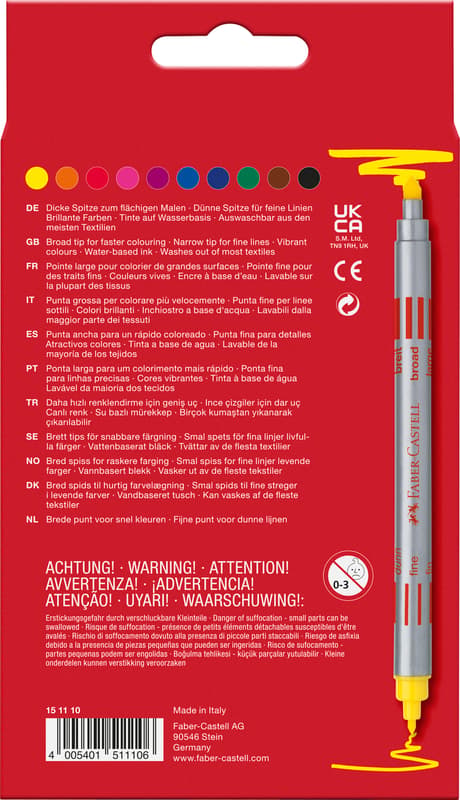 Faber-Castell Doppelfasermaler 10er Etui