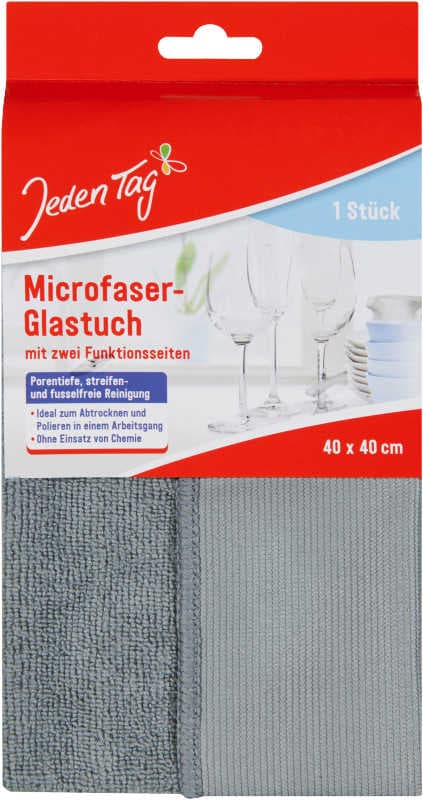 Every day microfiber glass cloth 40x40cm