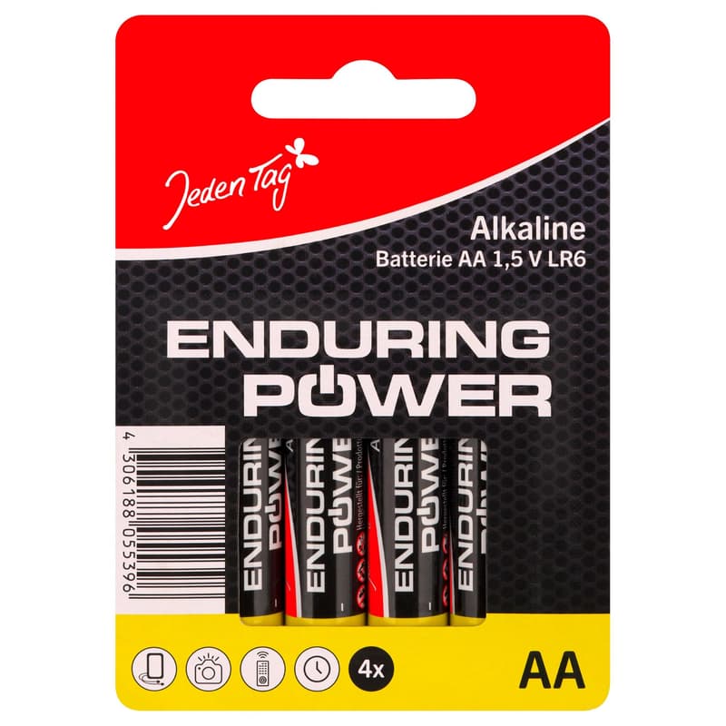 Jeden Tag Batterien Alkaline Mignon AA/LR6