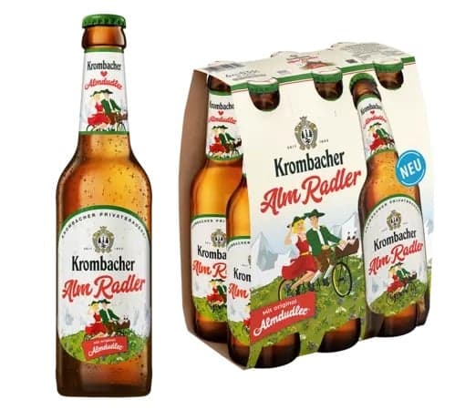 Krombacher Alm Radler 6x0,33l (MEHRWEG)