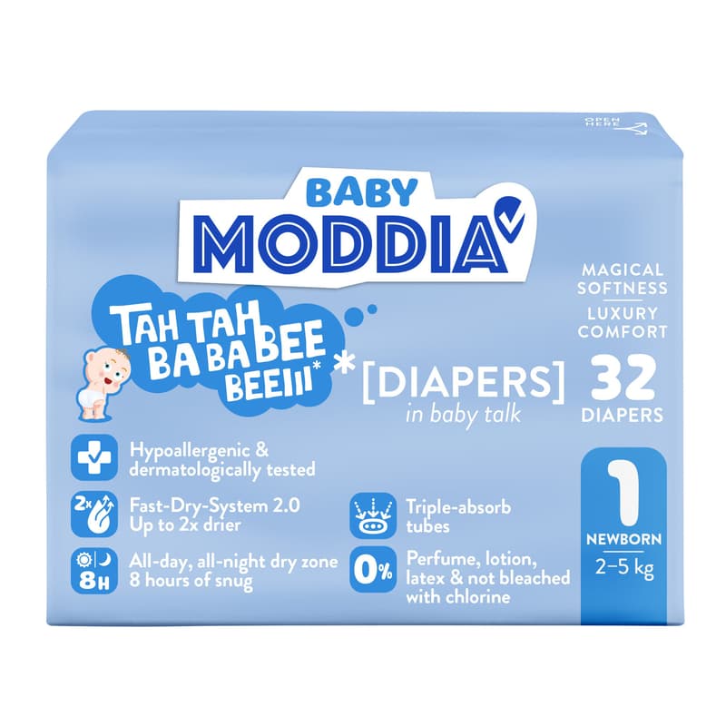 Moddia Baby Diapers 1 Newborn