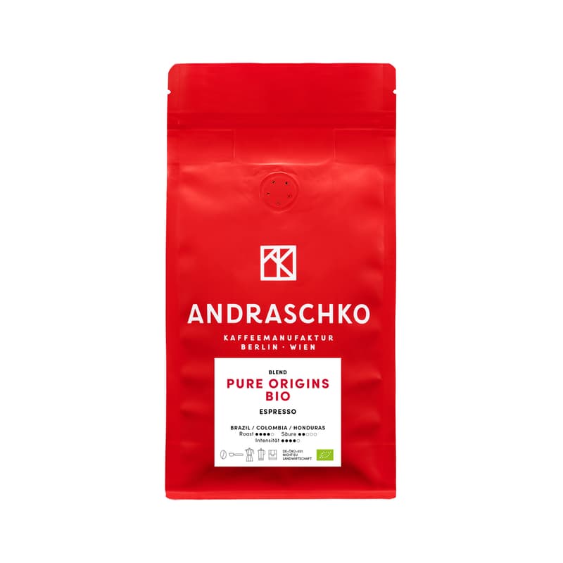 Andraschko Coffee Manufactory ORGANIC Pure Origins Espresso Blend