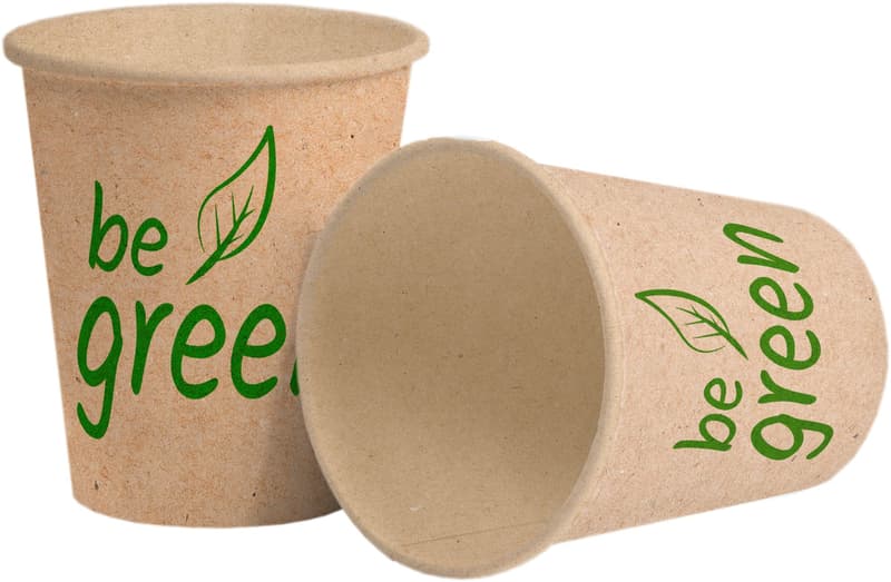 Paper cups natural, 20 pieces