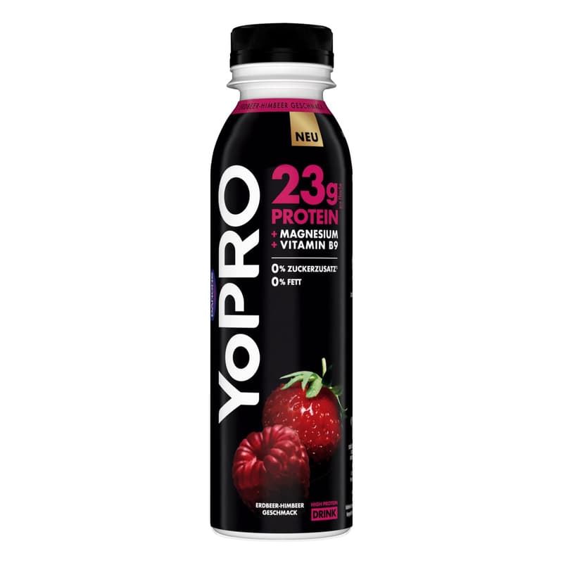 YoPRO High Protein Drink - Strawberry-Raspberry