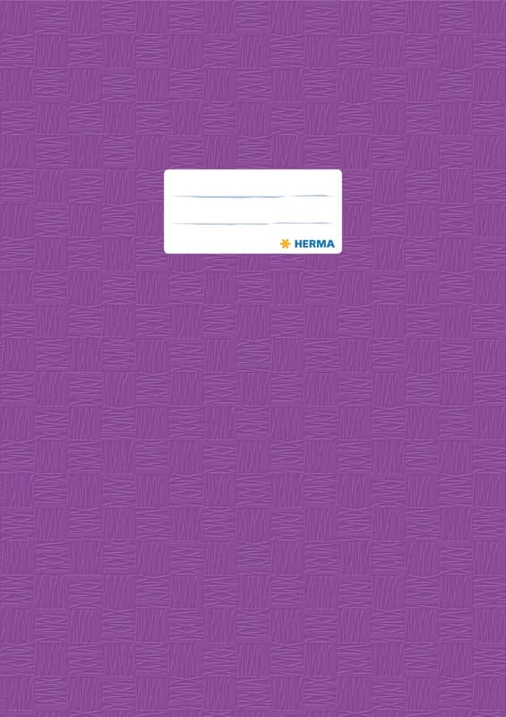 HERMA exercise book cover opaque violet DIN A4