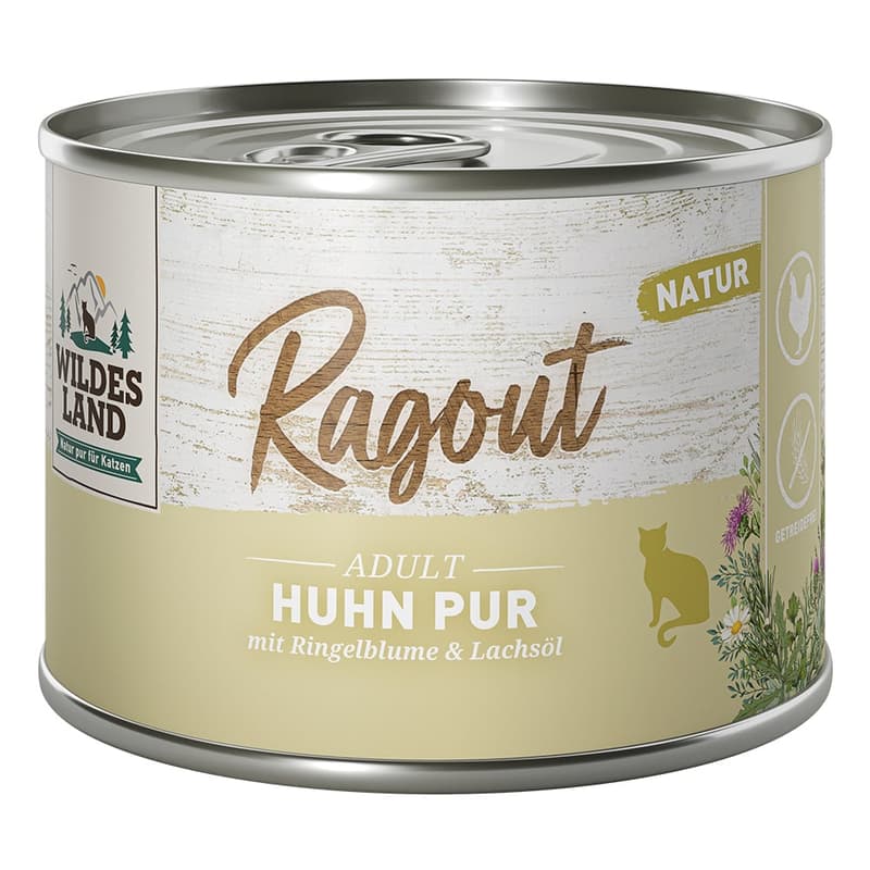 Wildes Land Ragout Chicken Pure with Marigold & Salmon Oil 180g