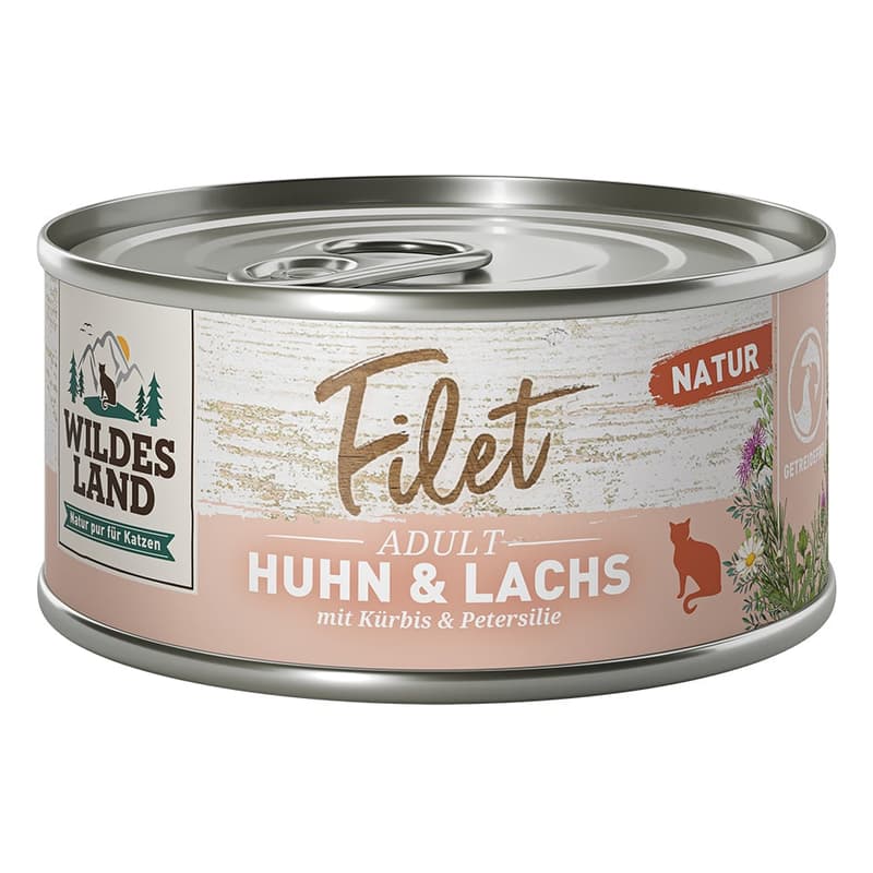 Wildes Land Fillet Chicken & Salmon with Pumpkin & Parsley 80g
