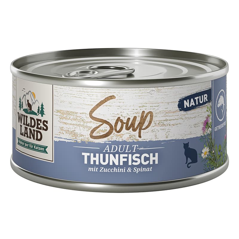 Wildes Land Soup Tuna with Zucchini & Spinach 80g