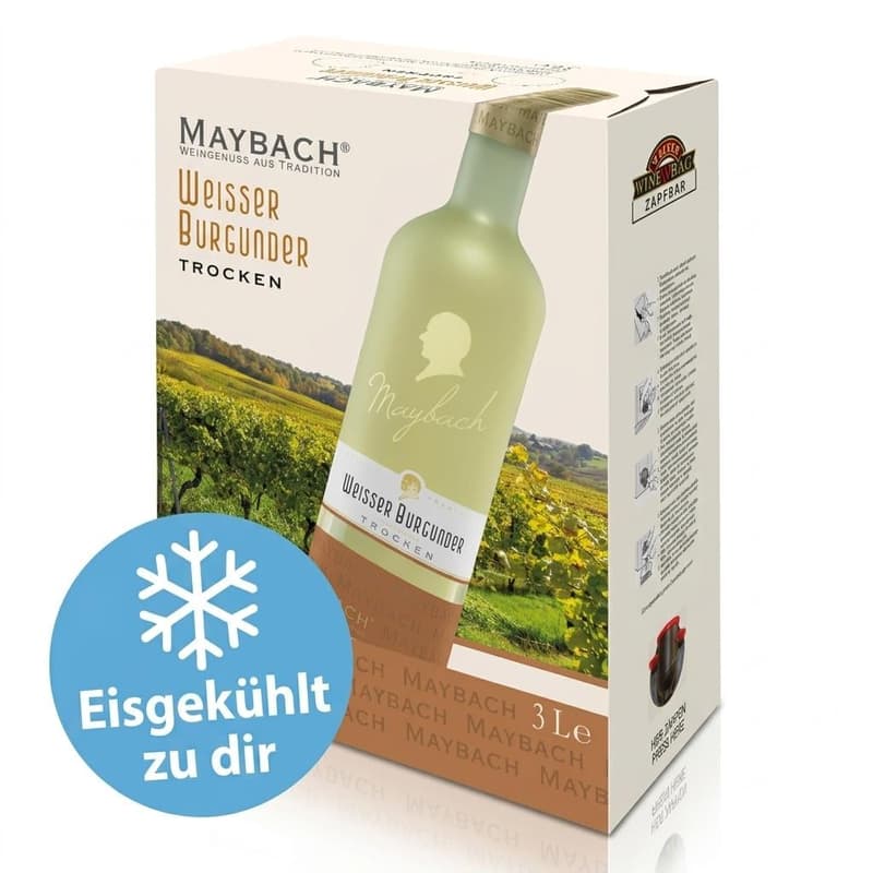 Weißburgunder Qualitätswein trocken 3l Bag-in-Box