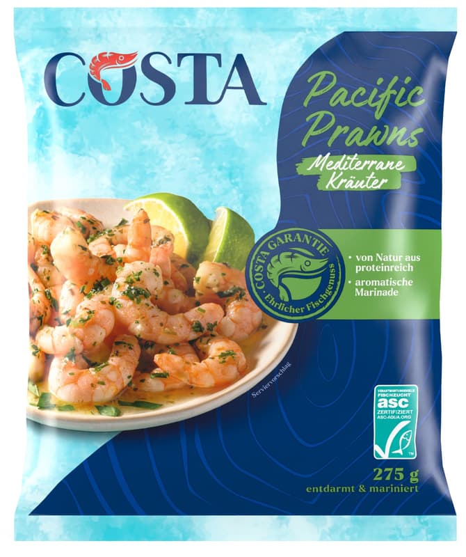 Costa ASC Pacific Prawns Mediterranean herbs