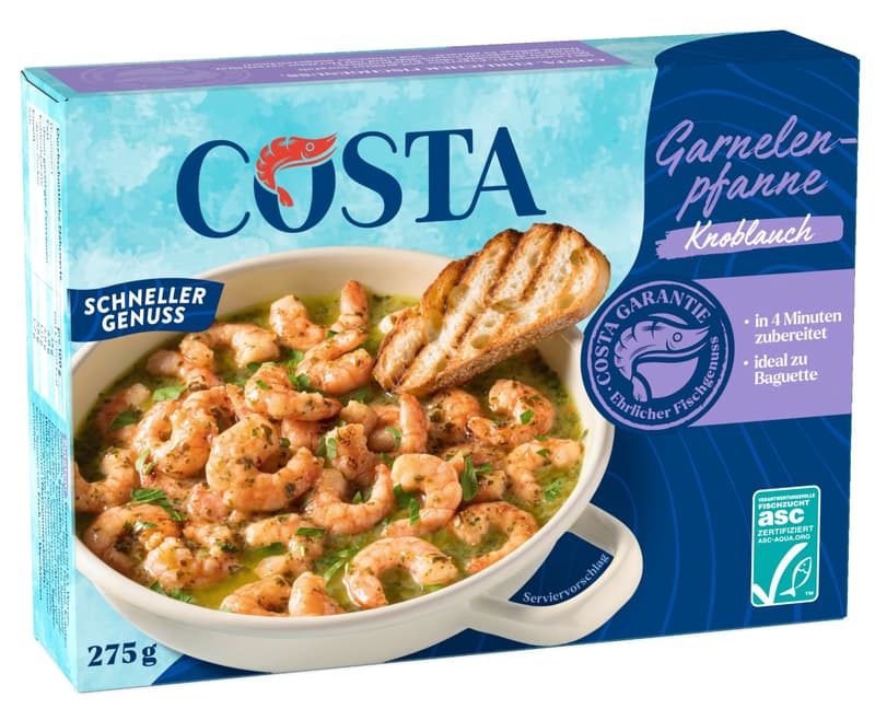 Costa ASC Prawn Pan Garlic