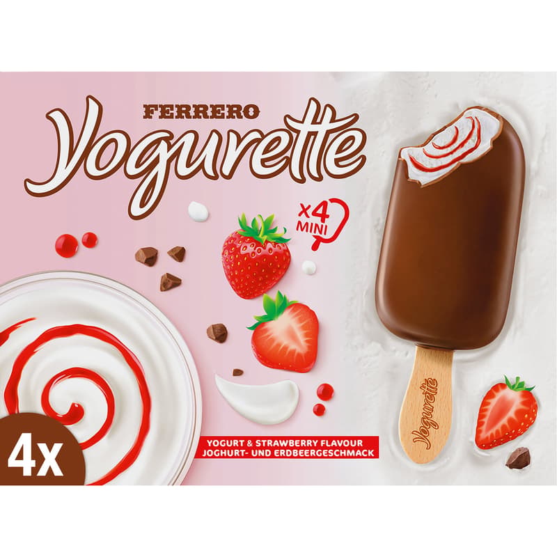 Yogurette ice cream 4-pack