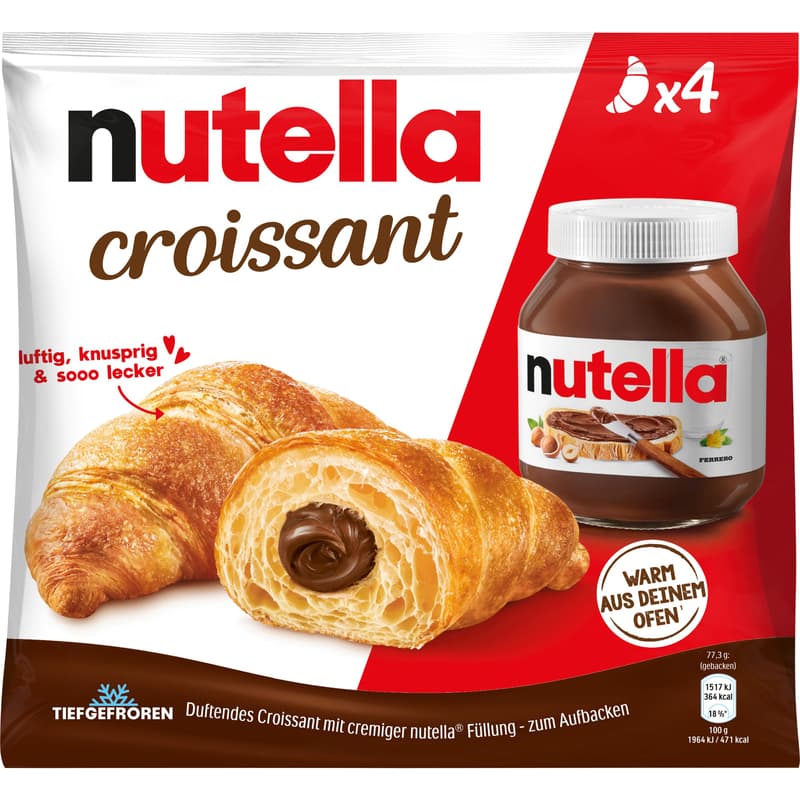 Nutella Croissant 4 pieces