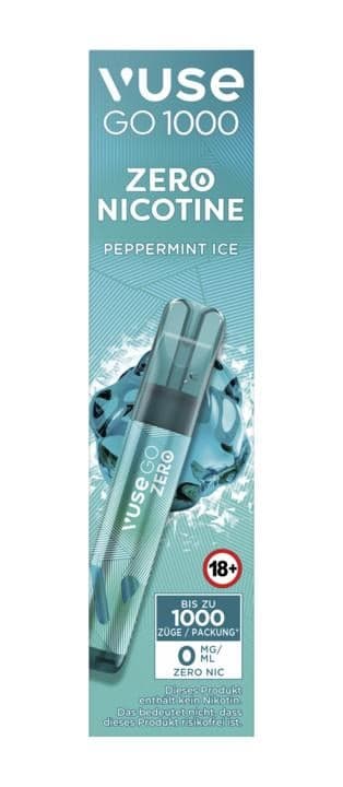 Vuse GO 1000 (PEN) Peppermint Ice 0mg, without nicotine