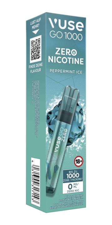 Vuse GO 1000 (PEN) Peppermint Ice 0mg, without nicotine