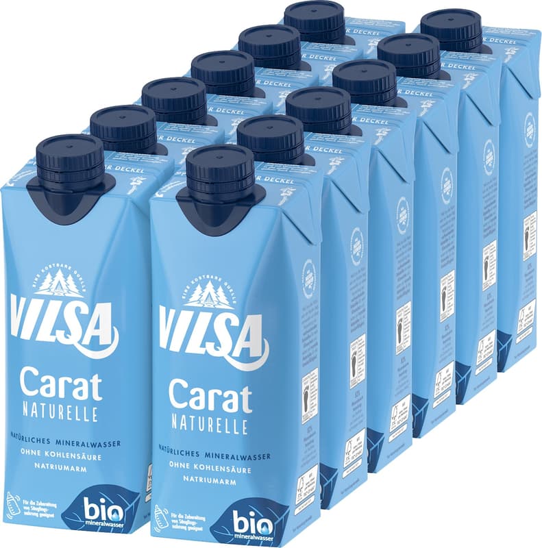 Vilsa BIO Carat naturelle 12x0,50 l