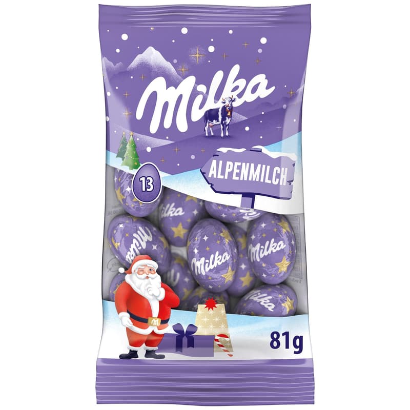Milka Weihnachts-Kugeln Alpenmilch