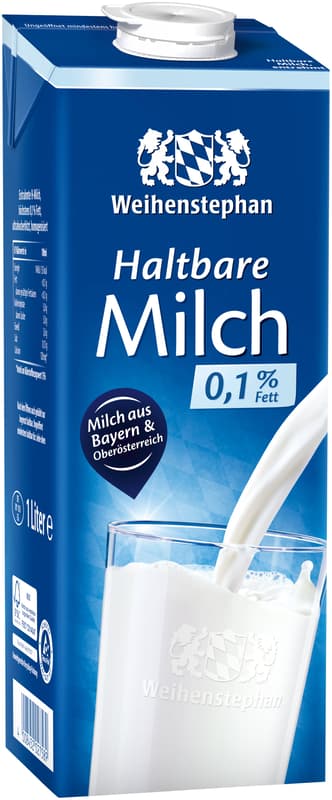 Weihenstephan long-life milk 0.1% fat