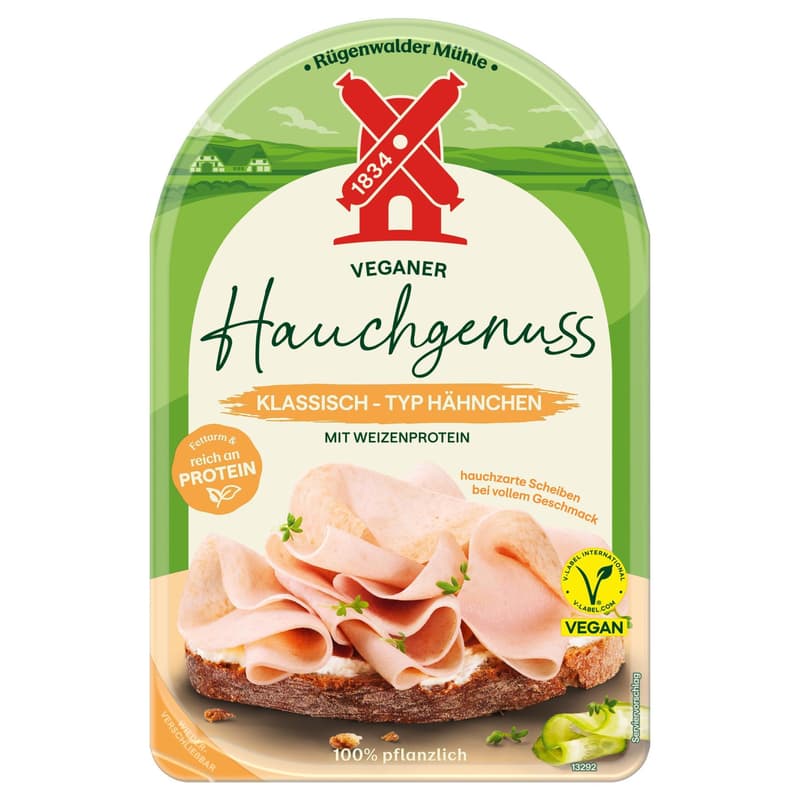 Rügenwalder Mühle Hauchgenuss Klassisch - Typ Hähnchen VEGAN