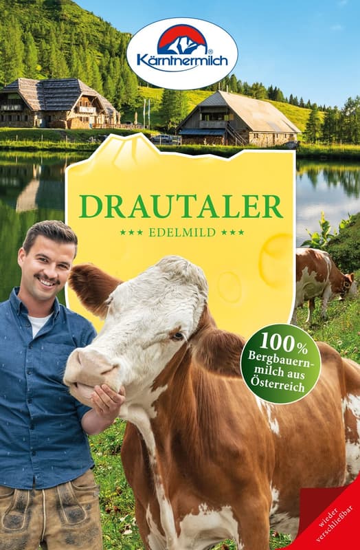 Carinthian milk Drautaler slices