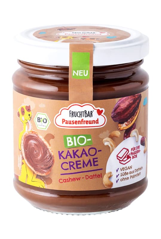 FruchtBar Pausenfreund - Organic cocoa cream cashew, date