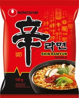 NONG SHIM Instant noodles Shin Ramyun very spicy