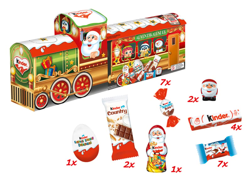 Kinder Mix 3D-Zug Adventskalender