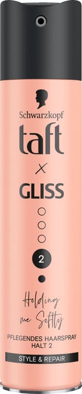 Schwarzkopf taft Hairspray X GLISS Holding me Softly