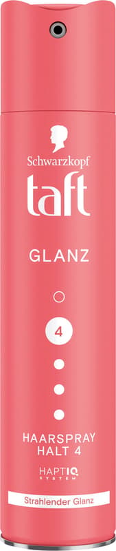 Schwarzkopf taft hairspray GLANZ Hold level 4