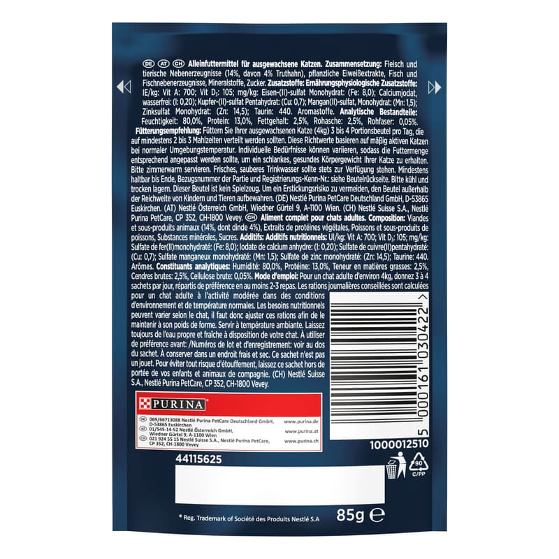 Purina GOURMET Perle Erlesene Streifen mit Truthahn