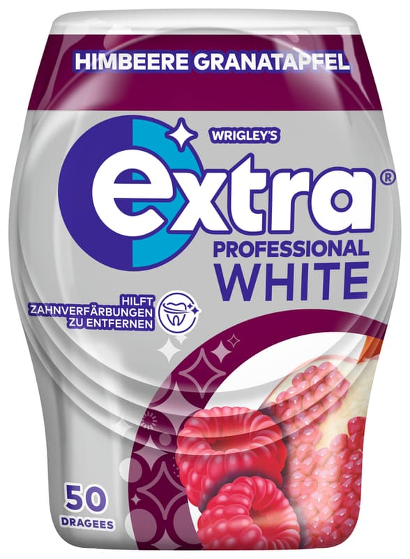 EXTRA® PROFESSIONAL White Dose Himbeere Granatapfel 50 Dragees
