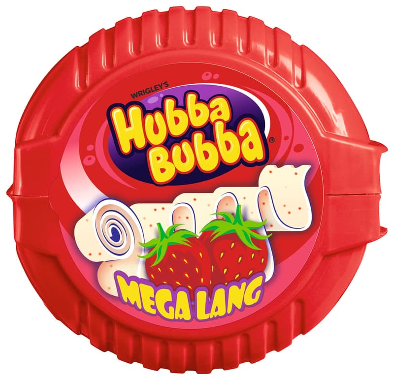 HUBBA BUBBA® Rolle Mega Lang Erdbeere