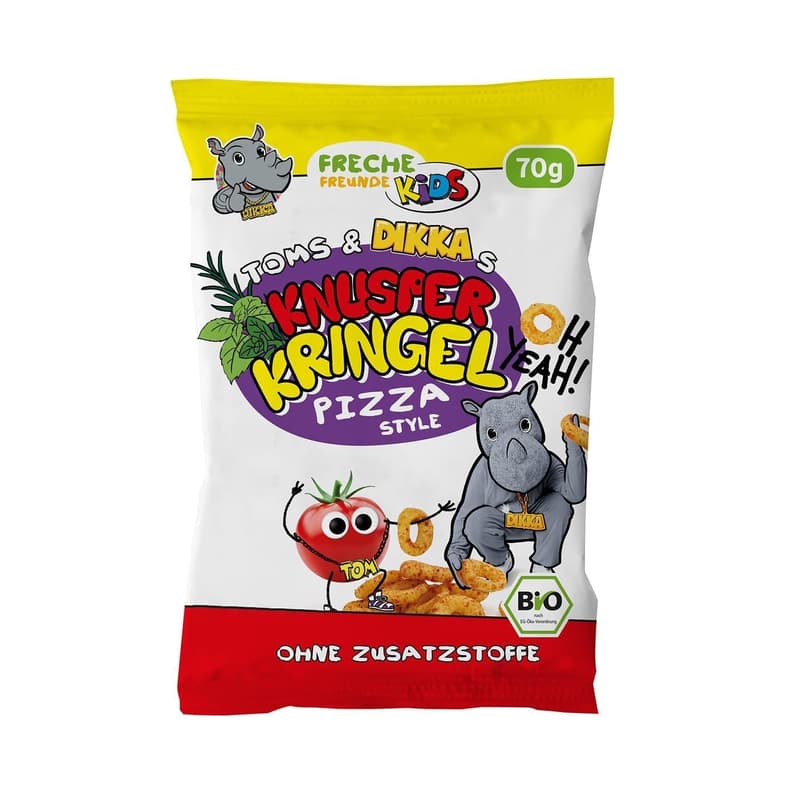 Freche Freunde BIO Toms & DIKKAs Crispy Kringle Pizza Style