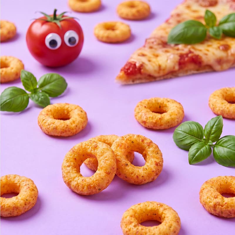 Freche Freunde Kids Organic Crunchy Rings Pizza Style