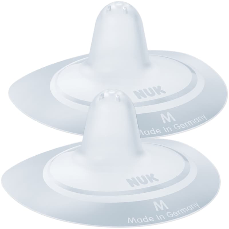 NUK nipple shields size M, 2 pieces, incl. protective box