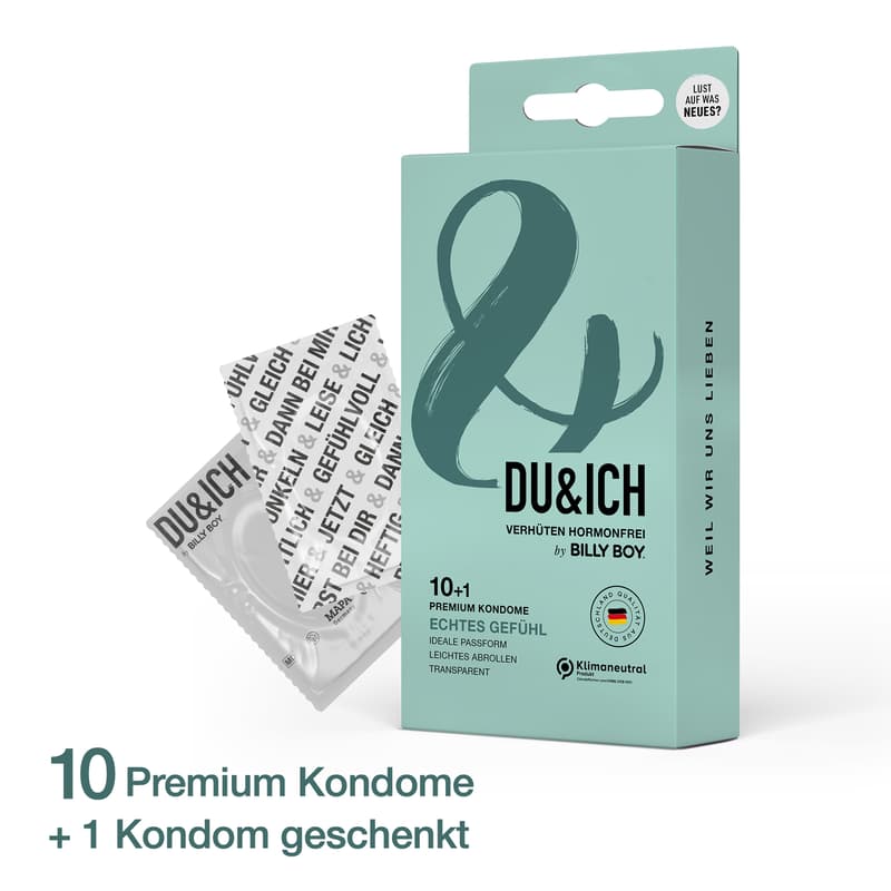 DU&ICH by BILLY BOY Echtes Gefühl 11er Pack Kondome, 56 mm, Gefühlsechte Kondome