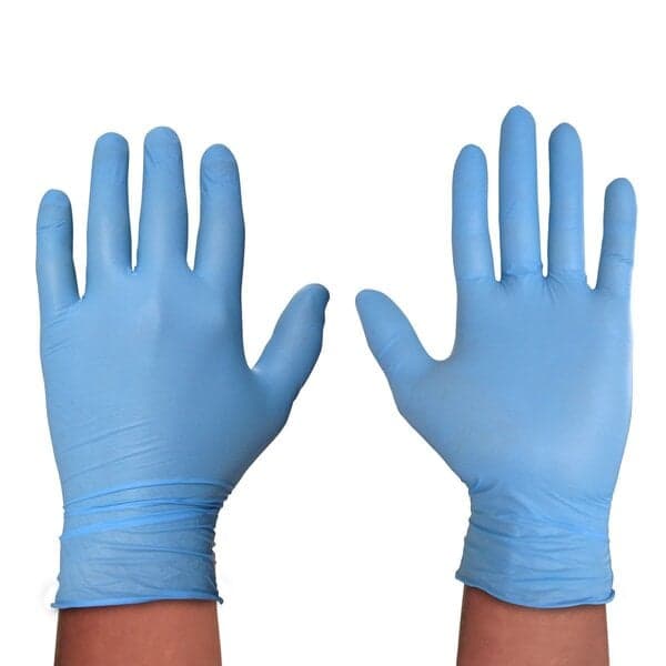 Spontex Food Contact disposable nitrile gloves, latex-free, 100% food-safe, size L, pack of 20
