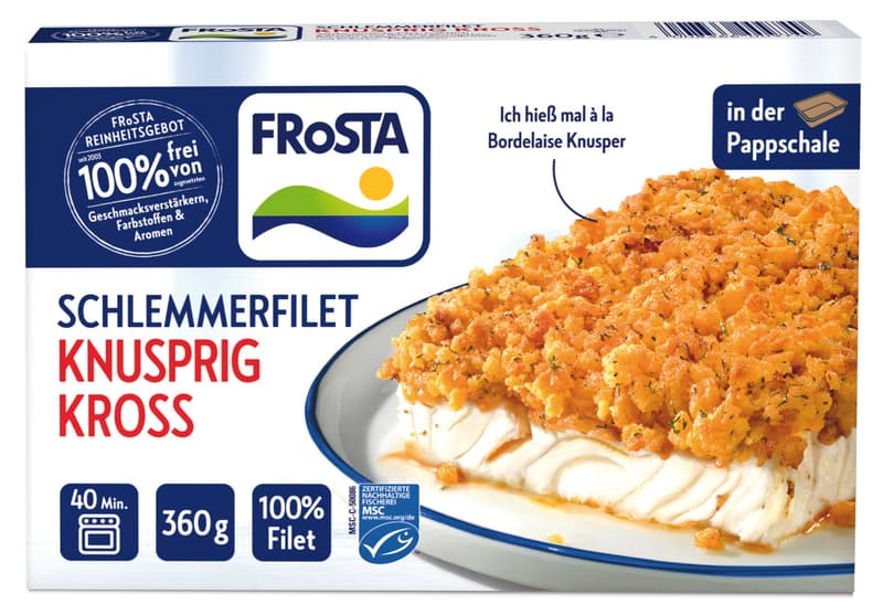 Frosta Schlemmerfilet knusprig kross